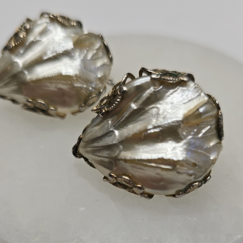 Vintage Judith Mccann Wingback Earrings View 2
